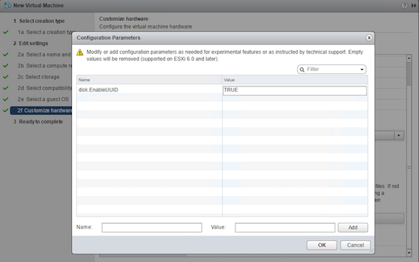 vSphere Advanced Parameters